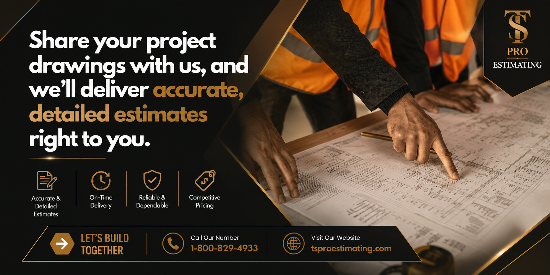 TS Pro Estimating construction estimating services — banner 5